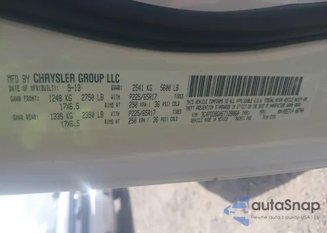 2014 Dodge Journey Sxt from USA, damaged, VIN 3C4PDDBG0ET128060